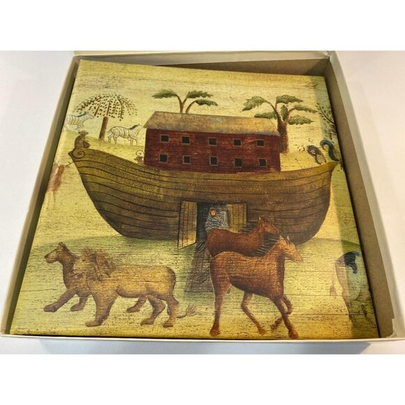 Vintage Noah's Ark Pocket Page PHOTO ALBUM ~ CR Gibson ~ NEW - Picture 2 of 6